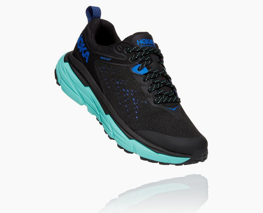 Tenis Trail Hoka One One Feminino Pretas - Challenger Atr 6 Gore-Tex - 514-GKWHLB